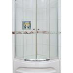 Luxury LED Mirrors & Curved Glass Shower Enclosures